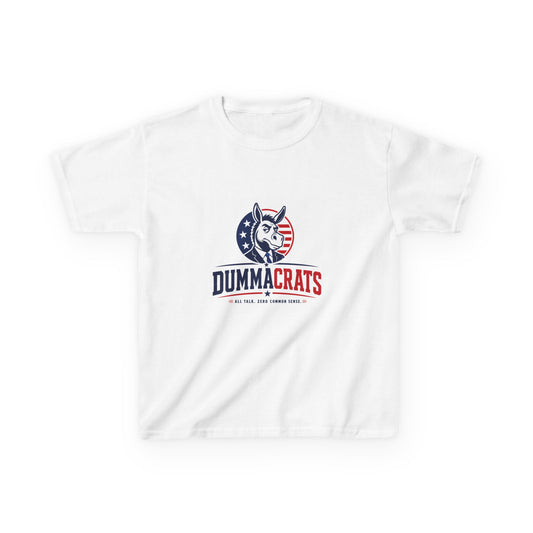Kids Tee — "Dummacr@ts" Patriotic Donkey Graphic