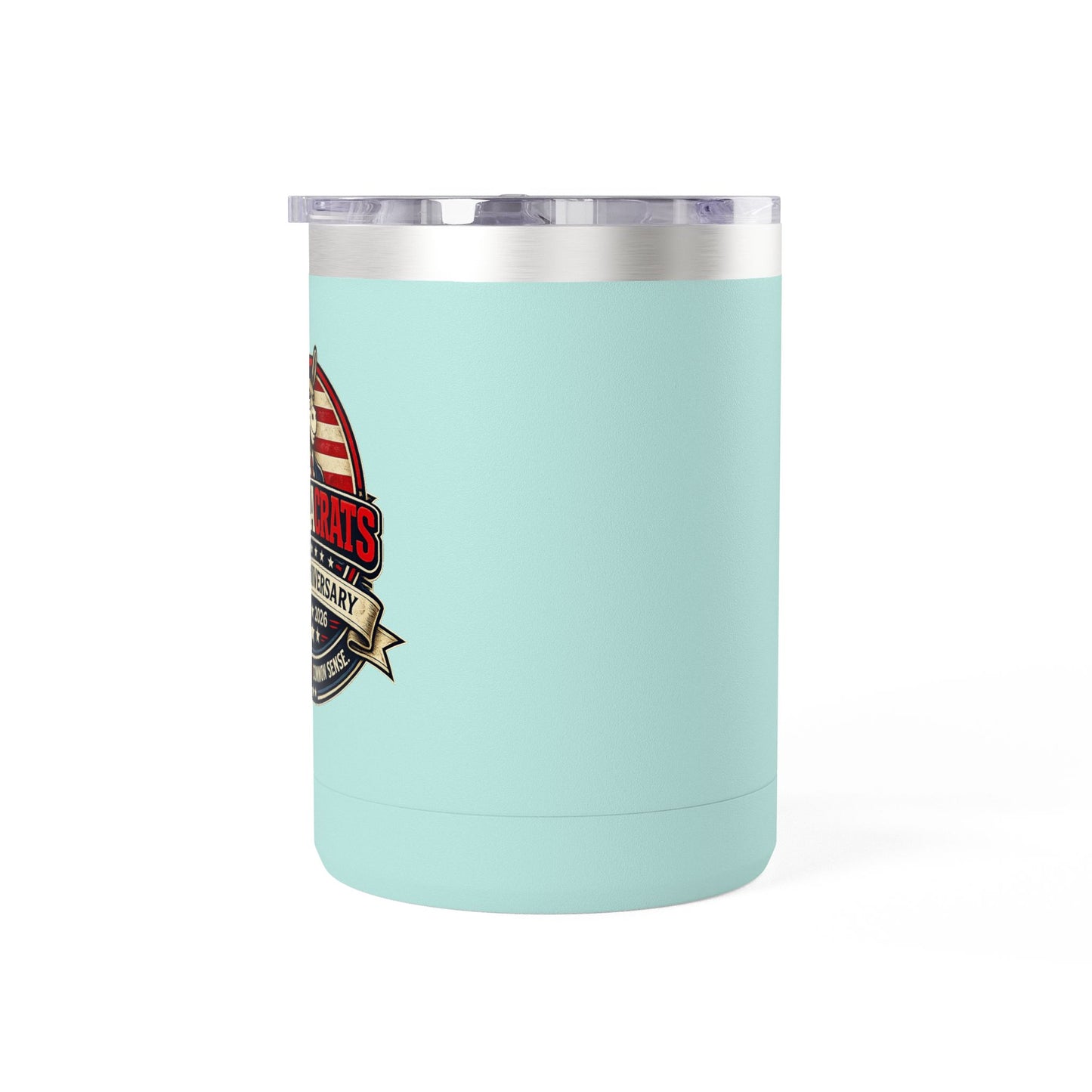 Veteran Muscle Coffee Tumbler 15oz — American Flag 'Veterans' Shield Travel Mug