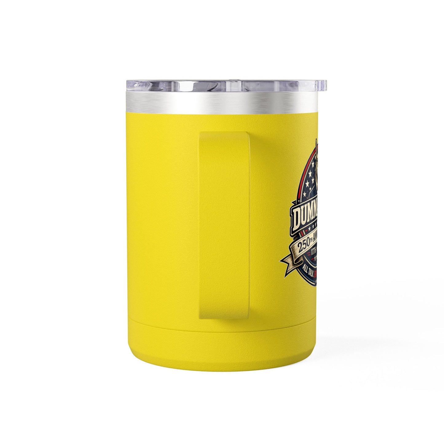 Veteran Muscle Coffee Tumbler 15oz — American Flag 'Veterans' Shield Travel Mug