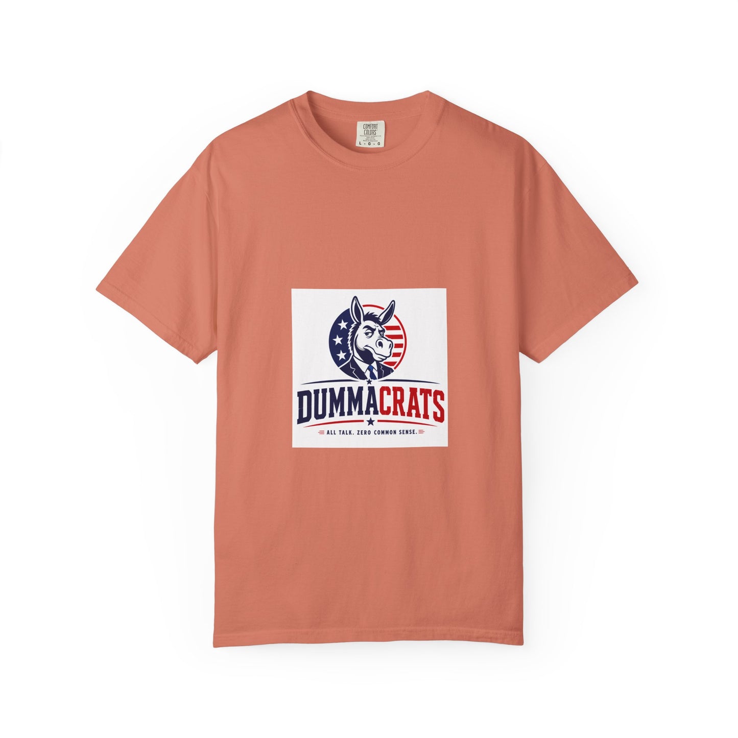 Political Satire T‑Shirt — "Dummacrats" Patriotic Donkey Graphic