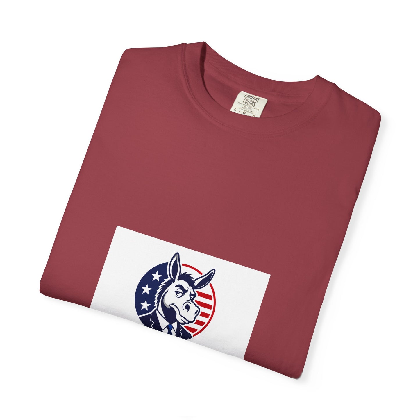 Political Satire T‑Shirt — "Dummacrats" Patriotic Donkey Graphic