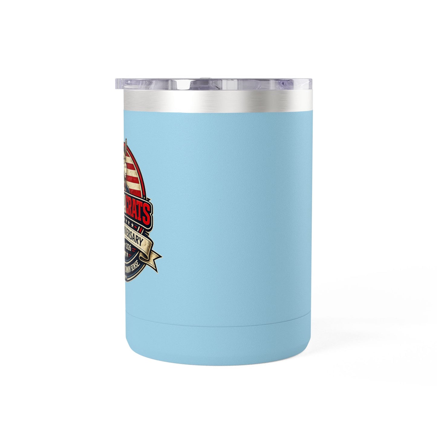 Veteran Muscle Coffee Tumbler 15oz — American Flag 'Veterans' Shield Travel Mug