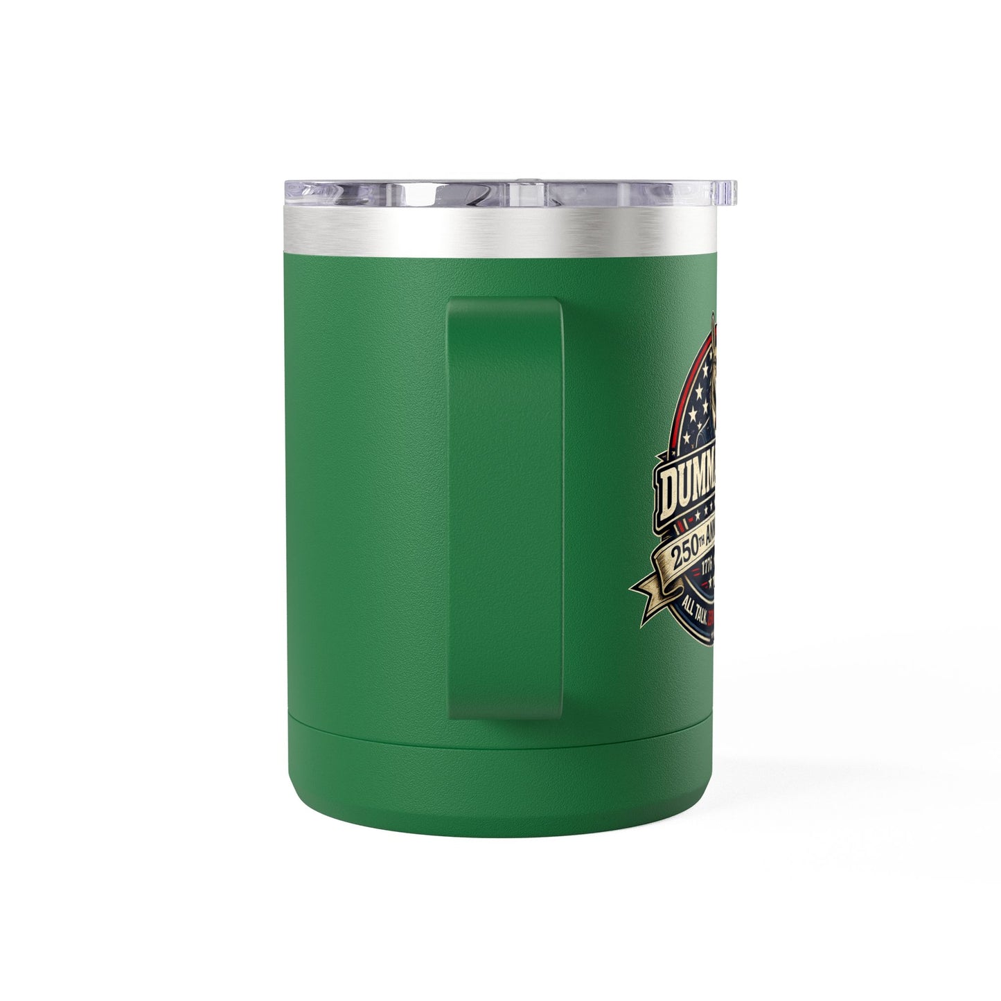 Veteran Muscle Coffee Tumbler 15oz — American Flag 'Veterans' Shield Travel Mug