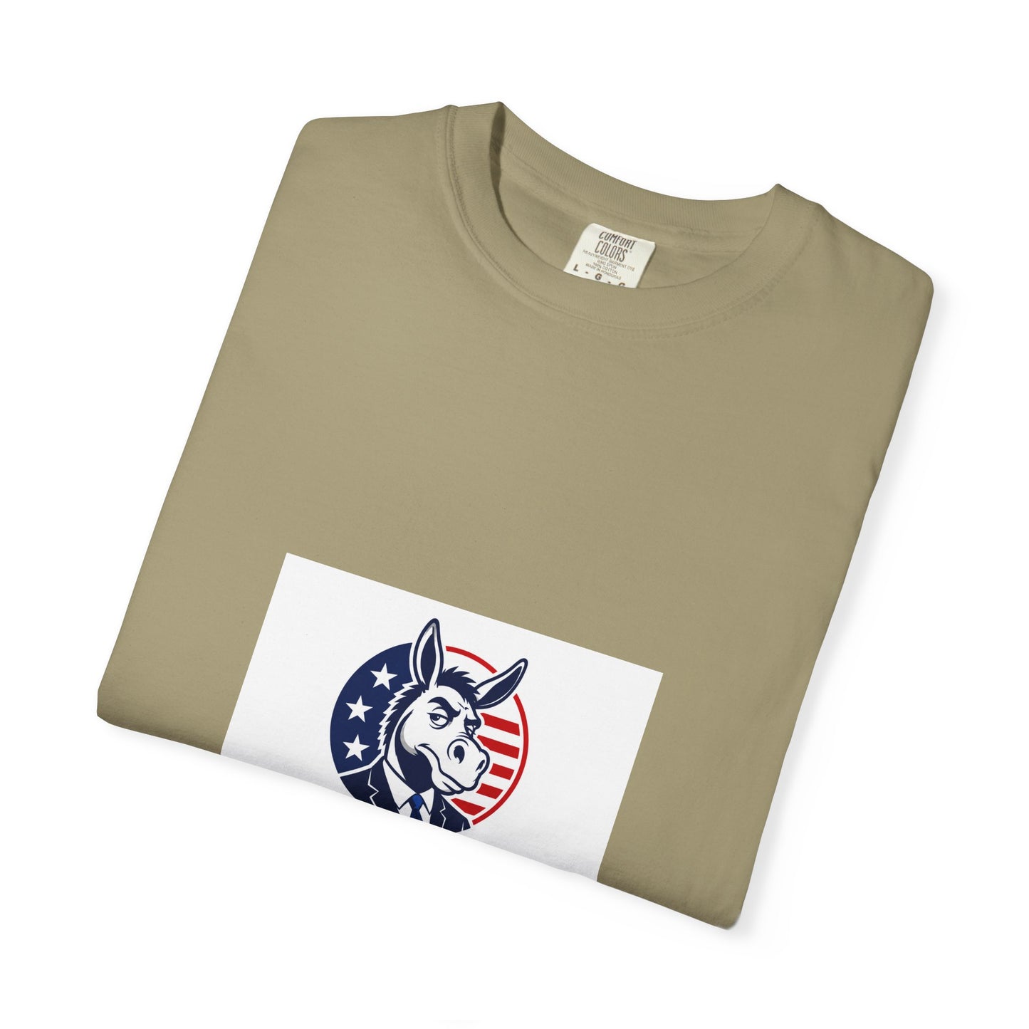 Political Satire T‑Shirt — "Dummacrats" Patriotic Donkey Graphic