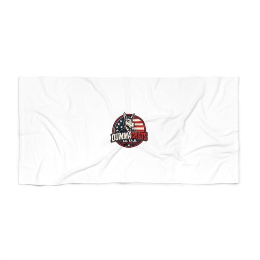 Beach Towel — "Dummacrats" Patriotic Political Logo Beach Towel