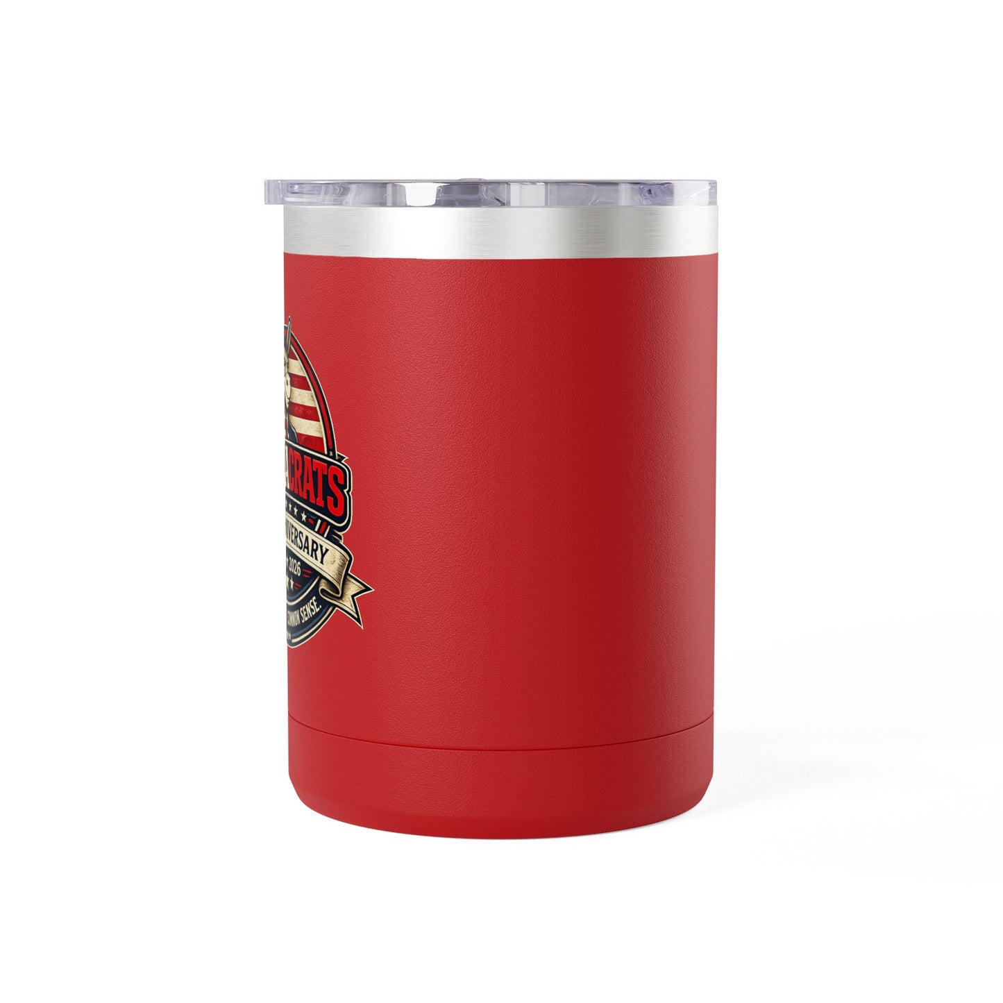 Veteran Muscle Coffee Tumbler 15oz — American Flag 'Veterans' Shield Travel Mug