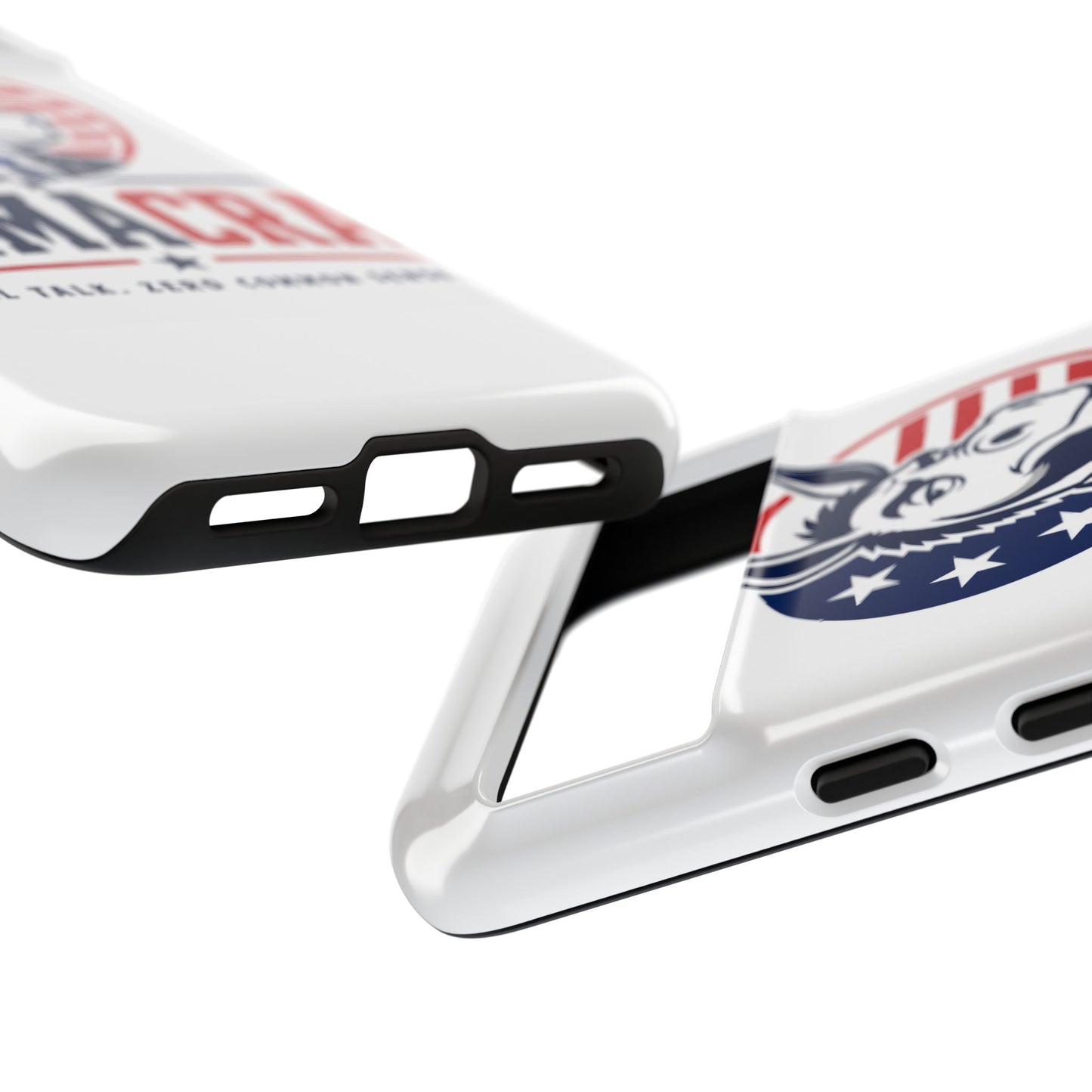 Phone Case — 'DemmaCrat' Political Donkey Design, Patriotic Anti-Democrat Graphic