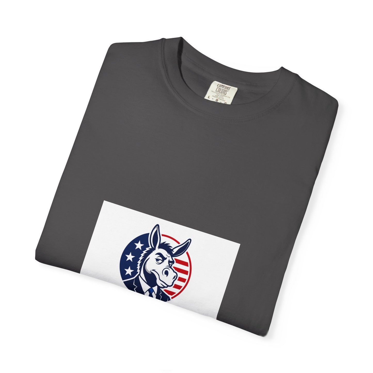 Political Satire T‑Shirt — "Dummacrats" Patriotic Donkey Graphic