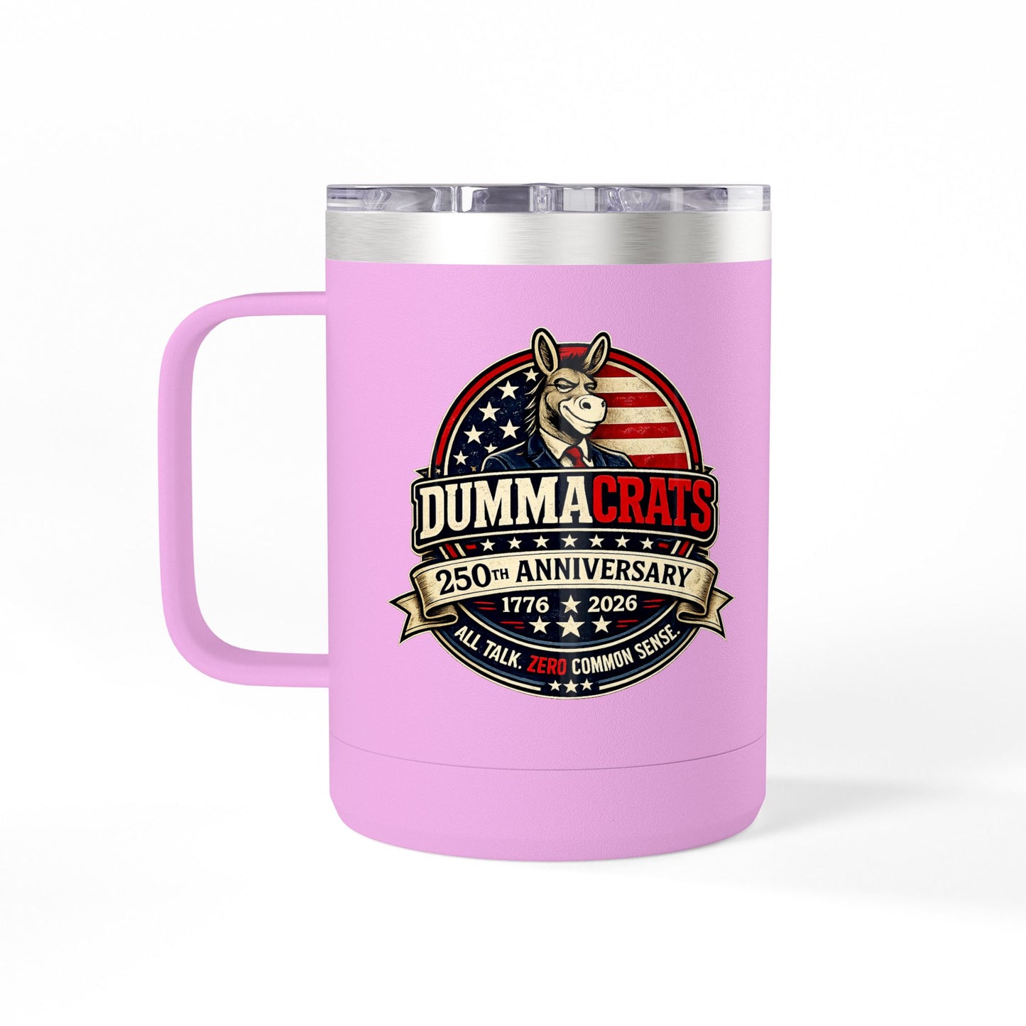 Veteran Muscle Coffee Tumbler 15oz — American Flag 'Veterans' Shield Travel Mug