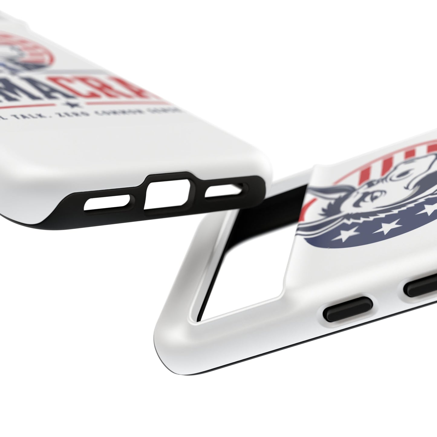 Phone Case — 'DemmaCrat' Political Donkey Design, Patriotic Anti-Democrat Graphic