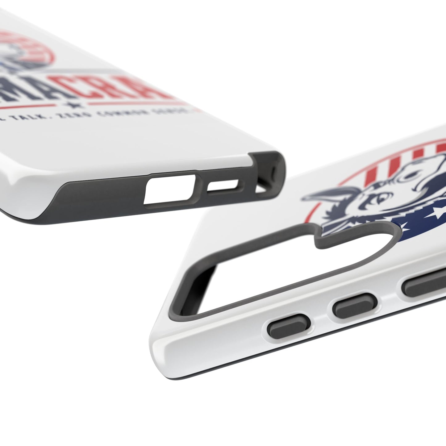 Phone Case — 'DemmaCrat' Political Donkey Design, Patriotic Anti-Democrat Graphic