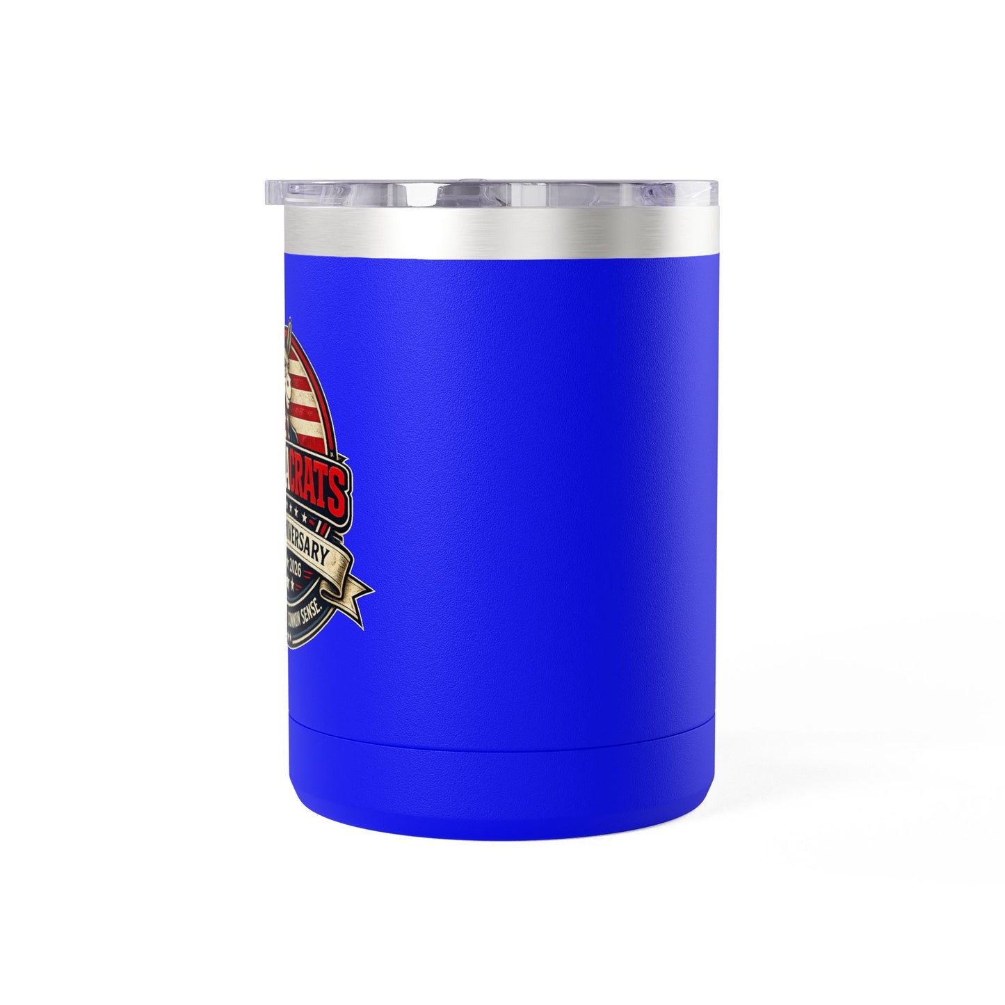 Veteran Muscle Coffee Tumbler 15oz — American Flag 'Veterans' Shield Travel Mug
