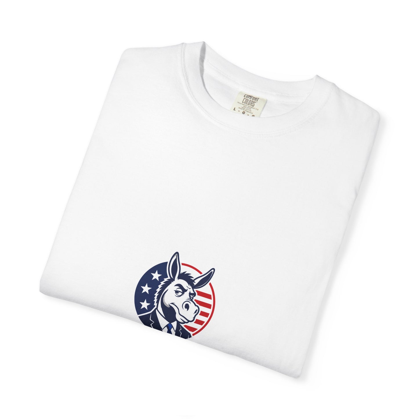 Political Satire T‑Shirt — "Dummacrats" Patriotic Donkey Graphic