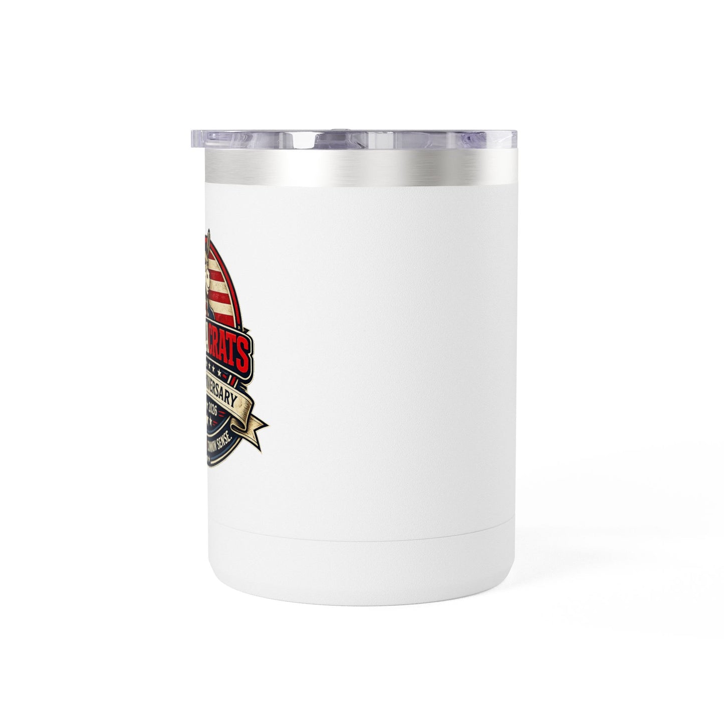 Veteran Muscle Coffee Tumbler 15oz — American Flag 'Veterans' Shield Travel Mug