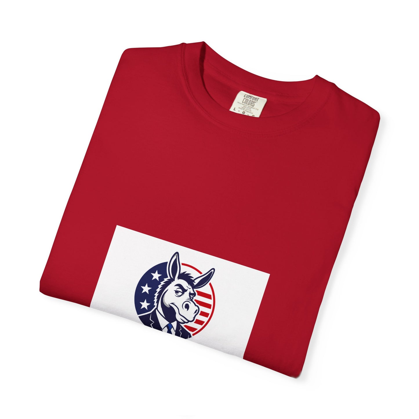 Political Satire T‑Shirt — "Dummacrats" Patriotic Donkey Graphic