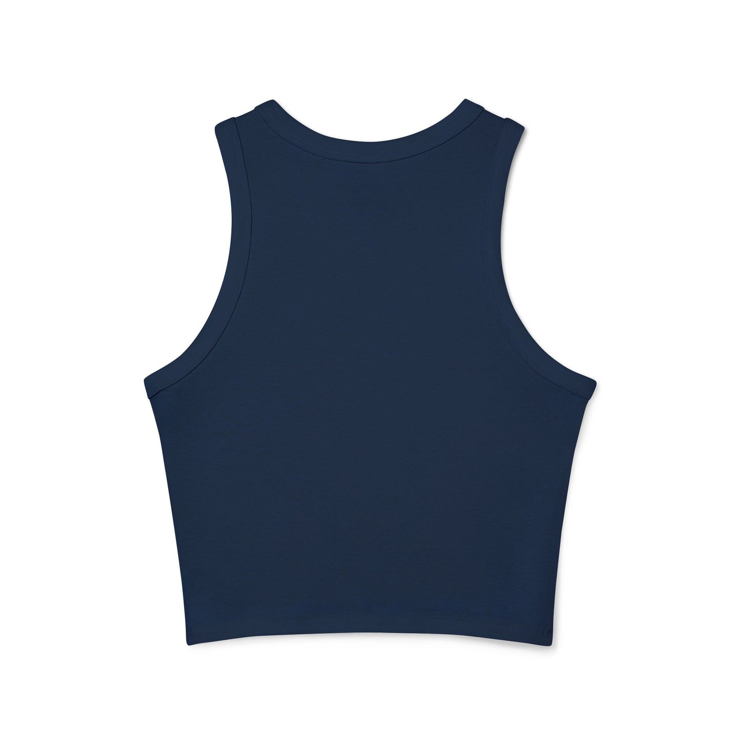 Dummacrats Graphic Racer Tank Top – Patriotic Satire "All Talk" Crop