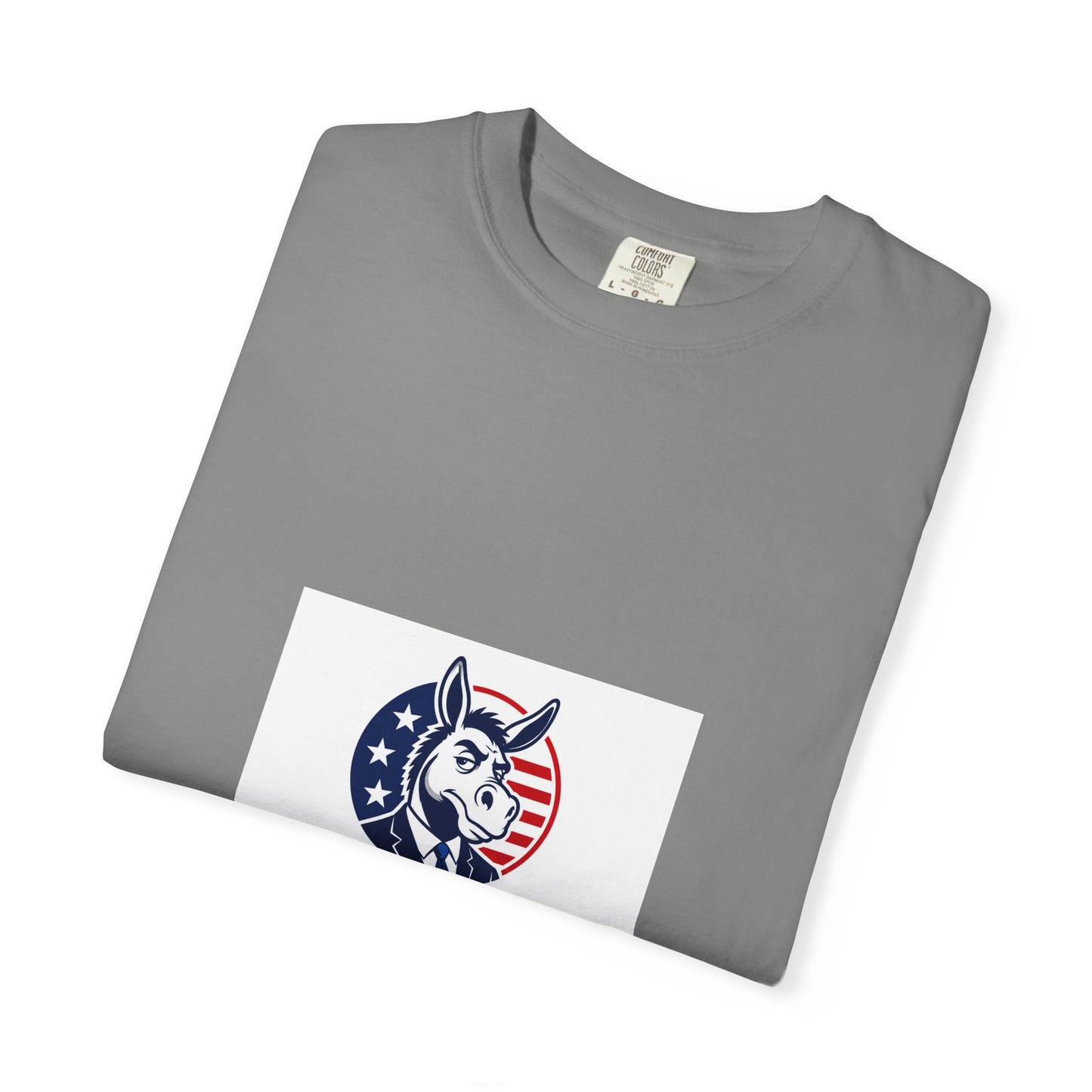Political Satire T‑Shirt — "Dummacrats" Patriotic Donkey Graphic