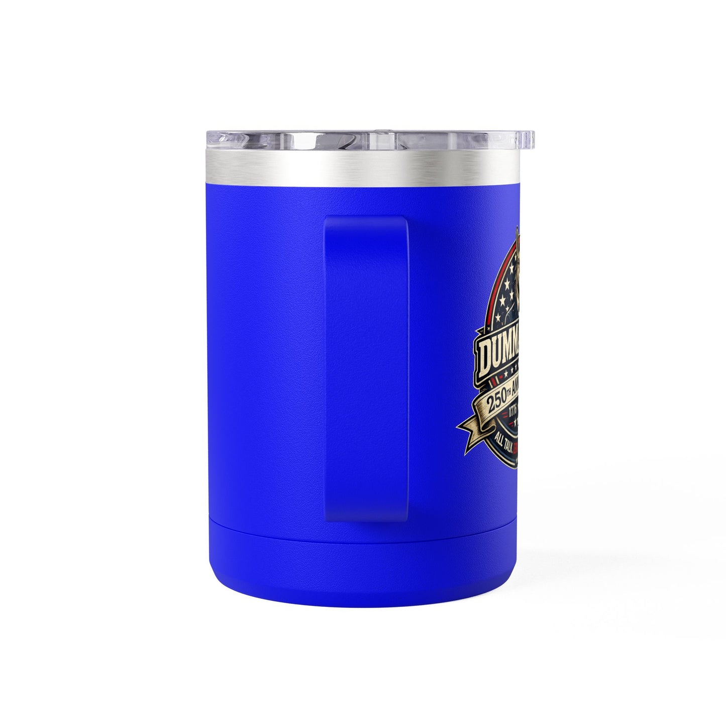 Veteran Muscle Coffee Tumbler 15oz — American Flag 'Veterans' Shield Travel Mug