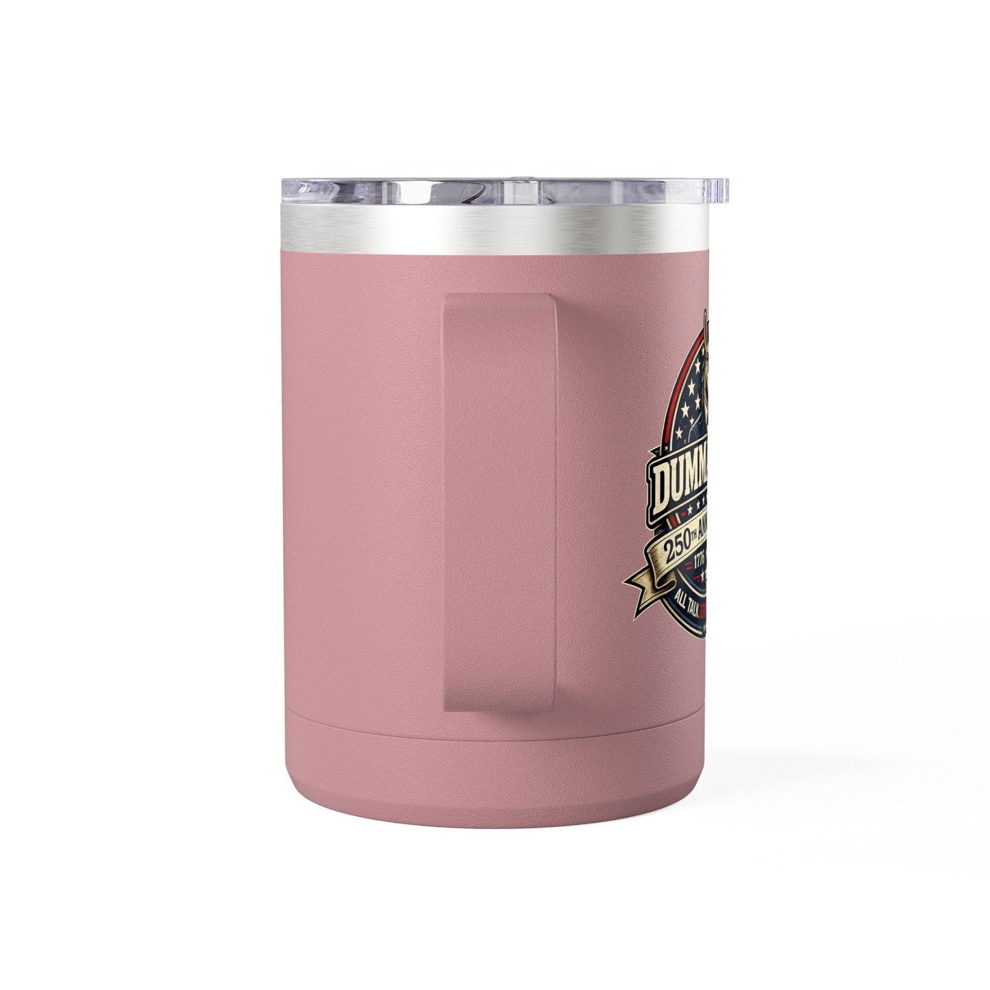 Veteran Muscle Coffee Tumbler 15oz — American Flag 'Veterans' Shield Travel Mug
