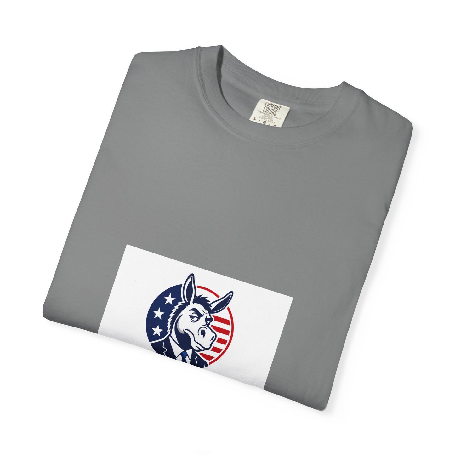 Political Satire T‑Shirt — "Dummacrats" Patriotic Donkey Graphic