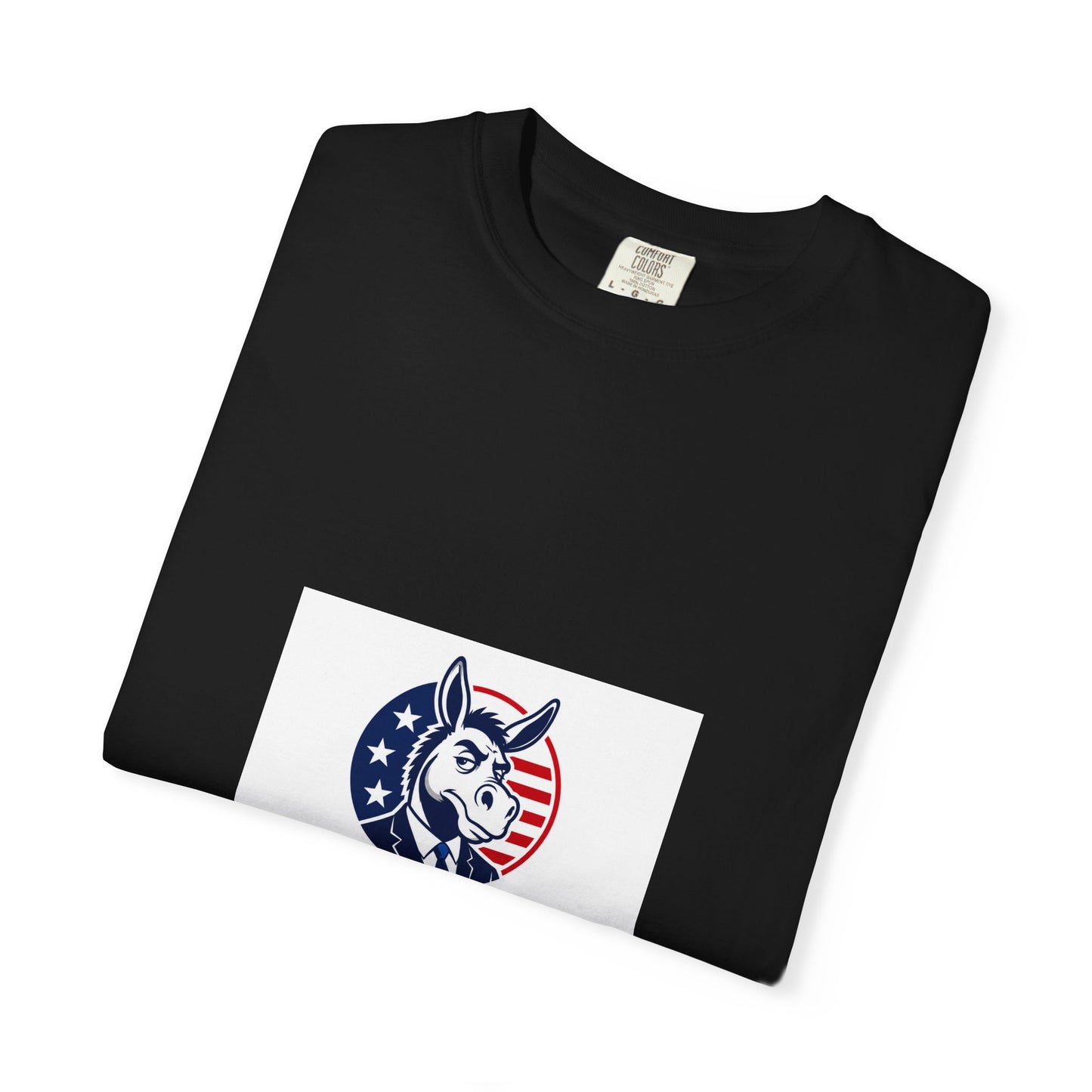 Political Satire T‑Shirt — "Dummacrats" Patriotic Donkey Graphic
