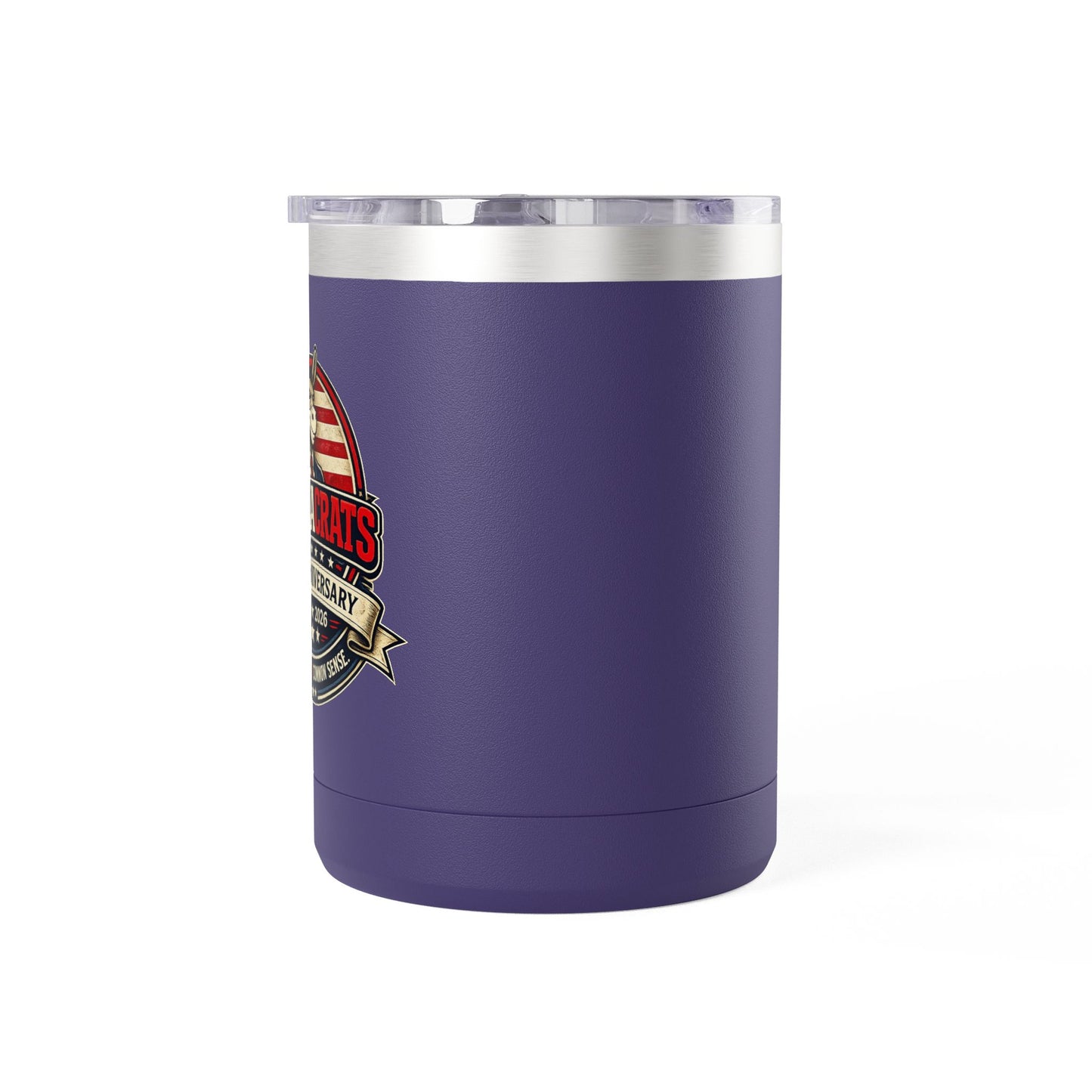 Veteran Muscle Coffee Tumbler 15oz — American Flag 'Veterans' Shield Travel Mug