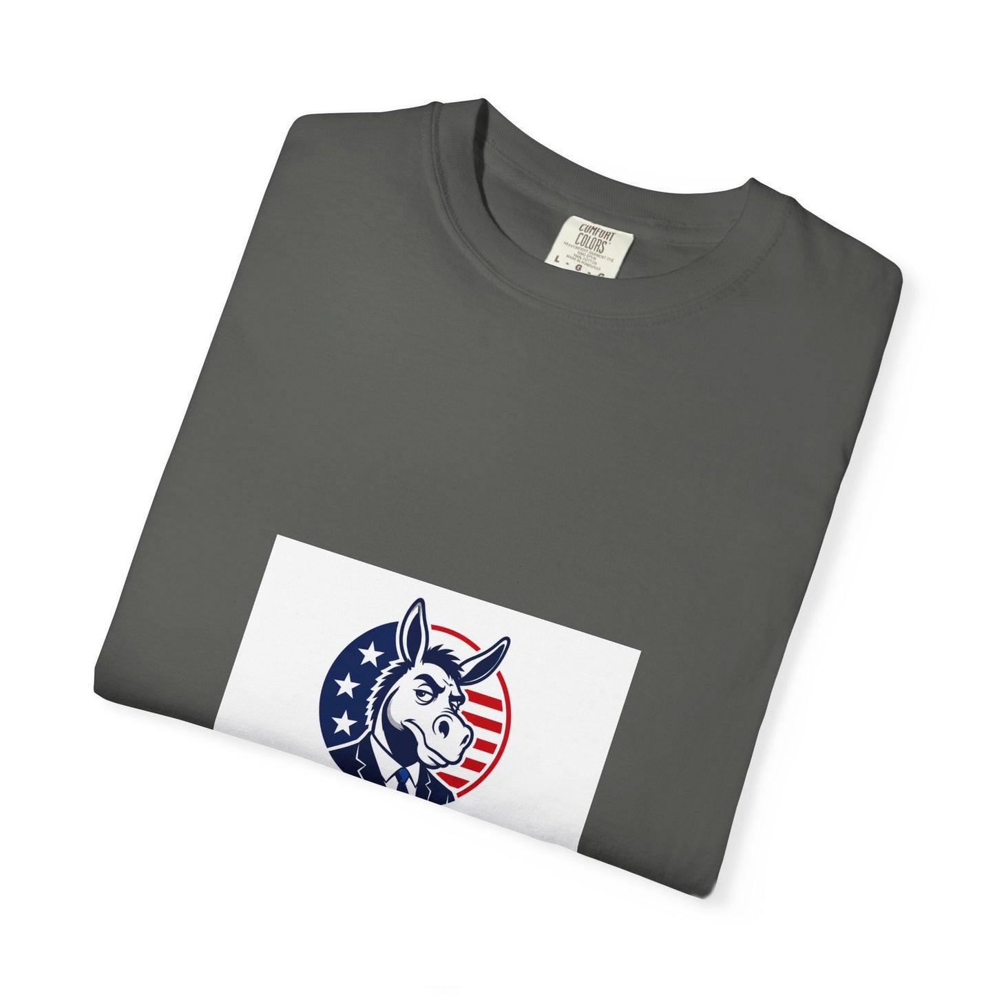 Political Satire T‑Shirt — "Dummacrats" Patriotic Donkey Graphic