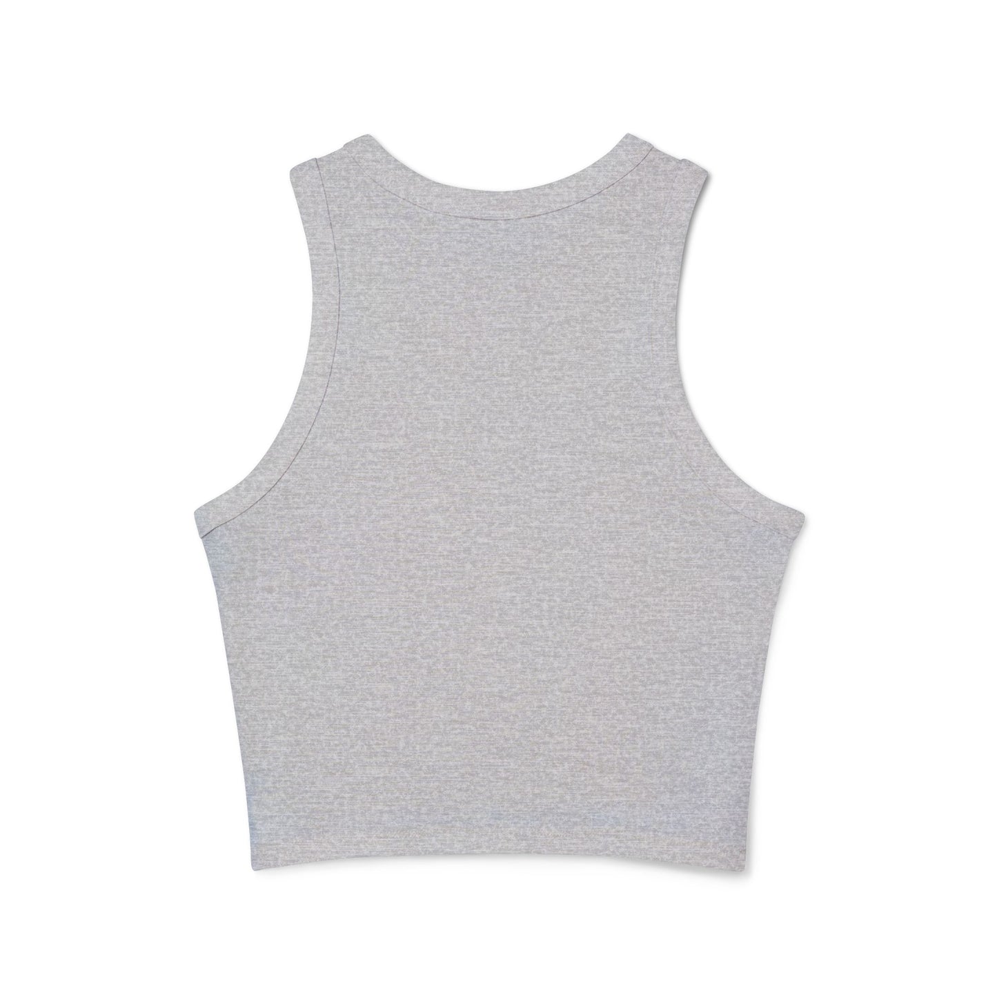 Dummacrats Graphic Racer Tank Top – Patriotic Satire "All Talk" Crop