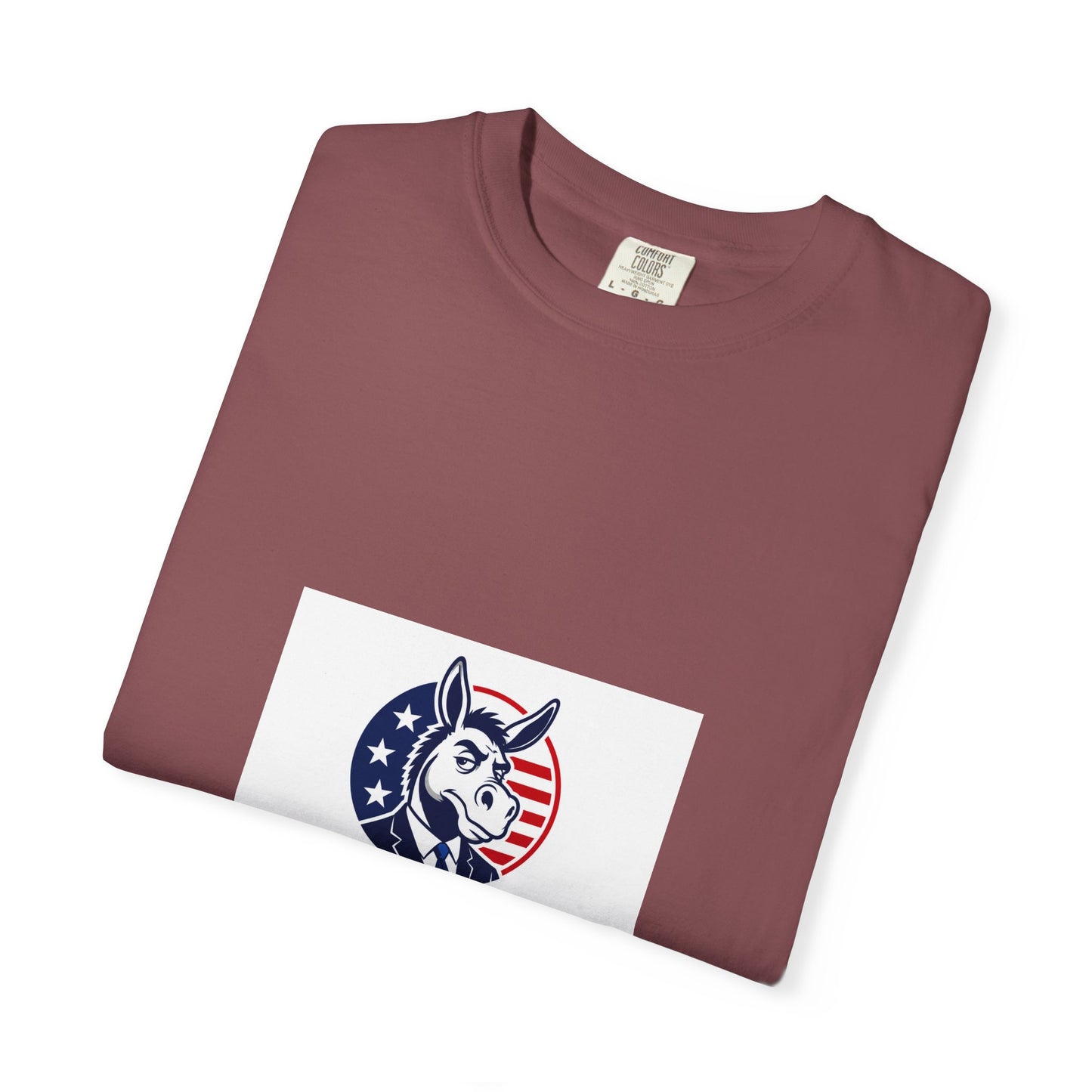 Political Satire T‑Shirt — "Dummacrats" Patriotic Donkey Graphic